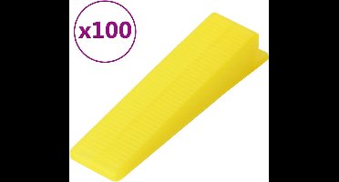 vidaXL - Tegelwiggen - 100 - st