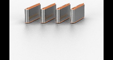 LINDY Sleutel voor USB-C-poort Set van 4 stuks Oranje Incl. 1 sleutel
