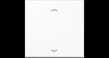 JUNG LS990 stuurafdekking standaard pijlen - alpin wit (LS 1700 P WW)