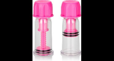 CalExotics - Vacuum Twist Suckers - Pumps Nipple Roze