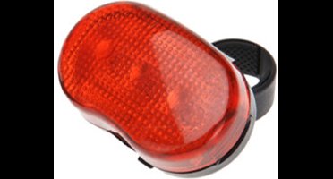 XQMax Fietsverlichting - achterlicht/fietslamp - rood - LED - op batterijen