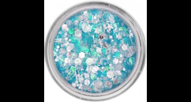 PXP pressed chunky glitter cream turquoise candy 10 ml