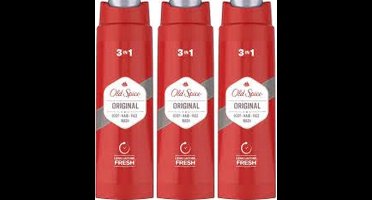 Old Spice 3in1 Douchegel - Original - 3 x 250 ml - NIEUW - Body / Hair / Face