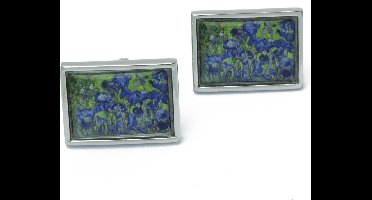 Manchetknopen - Vincent van Gogh met Irisses