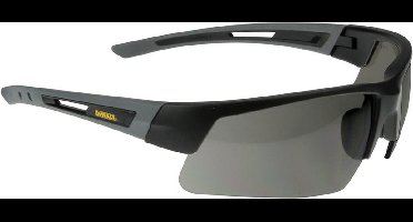 DeWALT veiligheidsbril DPG100-2D EU - Anti condenscoating - Zijprotectie - Smoke glas - Zwart