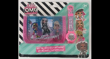 L.O.L. Surprise Portemonnee + Digitaal Horloge