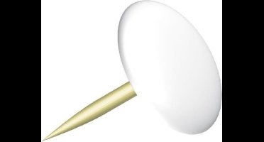 Punaises. wit. 50 stuks .Home-Fix.