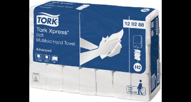 Tork Xpress® Zachte Multifold Handdoek 2-laags XL Wit H2 Advanced