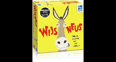 Megableu Wijsneus - Het Grappige Quizspel voor de Hele Familie - Bordspel Vanaf 12 Jaar - 2-6 Spelers - Gezelschapsspel met Hints