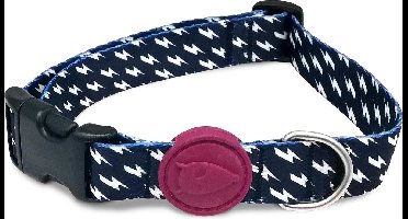 Morso - Halsband Hond Gerecycled Power Flow Zwart