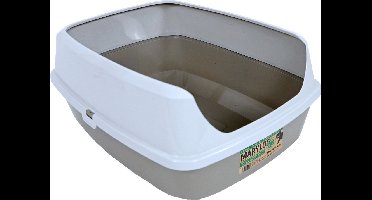 Moderna kattenbak Maryloo, recycled warm grey.