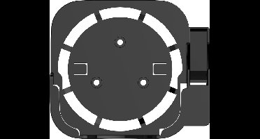 YONO Wall Mount geschikt voor Apple TV en Afstandsbediening - Houder - Beugel - Muurbeugel - Zwart