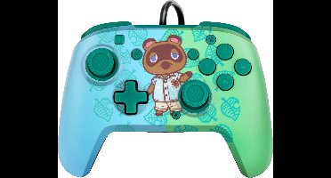 PDP Gaming Faceoff Deluxe+ Audio Wired Controller - Animal Crossing (Nintendo Switch/Switch OLED)