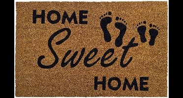 Kokosmat Home Sweet Home - Deurmat 40x60 cm