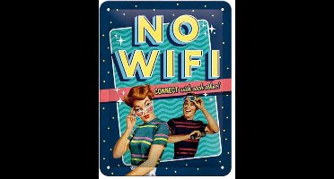 Metalen Bord 15 x 20 cm No WiFi