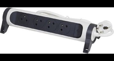 Legrand 4-voudig stopcontact met snoer van 3m en schakelaar (049459)