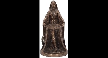 Nemesis Now Beeld/figuur Celtic Danu Goddess Bronskleurig - (hxbxd): ca. 22,5cm x 12,5cm x 12,5cm