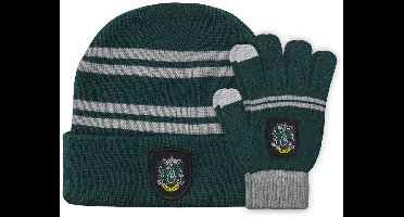 Cinereplicas Harry Potter - Slytherin Muts & Handschoenen Set Kinderen - Groen