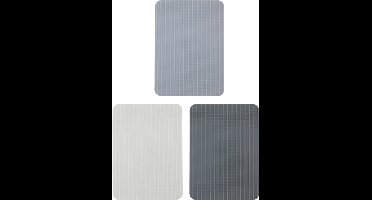 alpina Snijplanken Set - Snijplank - Antislip - Flexibel - Vaatwasserbestendig - 20x28cm - Grijs