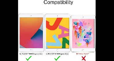Tablet hoes geschikt voor iPad 10.2 2020 - Schokbestendige Tri-Fold Case met TPU frame - Alpha Smart Folio Case - Groen
