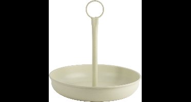 Gusta - Schaal met Handvat - Wit - ø25x24cm