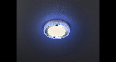 LED Plafondlamp - Plafondverlichting - Torna Slodan - 16W - Aanpasbare Kleur - Afstandsbediening - Dimbaar - Rond - Mat Wit - Kunststof