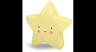 Luna Nachtlampje Ster Junior 14 X 14 X 5 Cm Geel