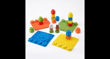Clementoni Soft Clemmy - Nijntje Sensory Path - Sensorisch Speelgoed - Speelkleed - Baby Blokken en Speelmat - Met Zachte Foam Stapelblokken - 6 - 36 maanden