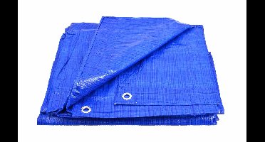 AWTOOLS Serie - Beschermende Tarp - 10x10m - Blauw - 70g/m²