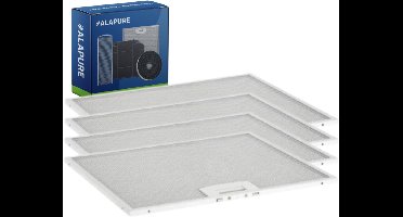 4x Metaalfilter voor Bosch 432785 / 00432785 310x500x7mm