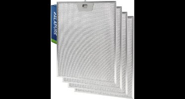 4x Metaalfilter voor Faber 133.0335.682 350x280x8mm