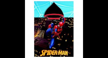 Spiderman badponcho - 110 x 55 cm. - Spider-Man poncho handdoek