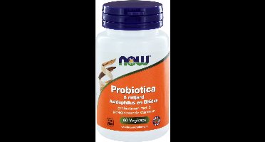 Now 8 Billion Acidophilus and Bifidus - 60 capsules - Voedingssupplement - biotica supplementen