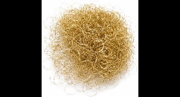 Home & Styling Engelenhaar - champagne - 13,5 x 20 cm - synthetisch - kerstversiering