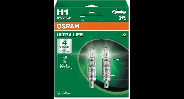 Osram Ultra Life - Halogeen Koplamp - H1 - Duurzaam - 2 Stuks