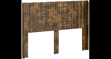vidaXL - Hoofdbord - Gerookt - eiken