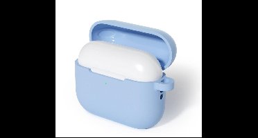 Mobigear Hoesje geschikt voor Apple AirPods Pro 3 Hoesje Flexibel Siliconen | Mobigear Colors - Sky Blue | Blauw