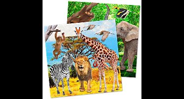 Folat - Servet 33x33cm Safari Party (20 stuks)