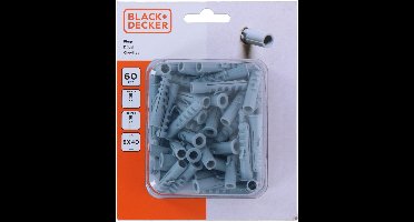 BLACK+DECKER Pluggen 60 Stuks - Kunststof