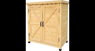 ApexArte® Tuinkast - Tuinkist voor Buiten - Opbergkast - 80 x 45 x 93