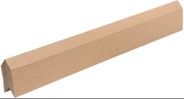 Kartonnen hoekprofielen 35 x 35 x 3 mm 100 cm bruin | 50 stuks