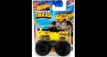 HOT WHEELS 5 ALARM CITY WORKS MONSTER TRUCKS YELLOW HFB96 HW 1:64 (194735036974)