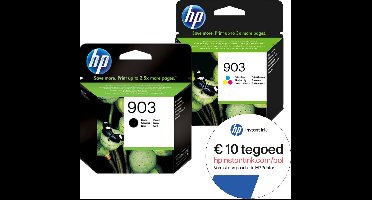 HP 903 - Inktcartridge - Origineel - Kleur & Zwart + Instant Ink tegoed