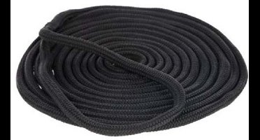 Plastimo Set Met Gevlochten Aanmeerlijn Met Spliced Oog 7 M Zwart 12 mm