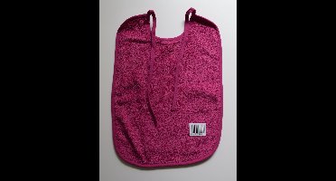 Slabbetje met koordjes Paarsroze