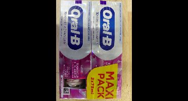 Oral-B 3D White Luxe Glamoureus wit - tandpasta - 24x 75 ml