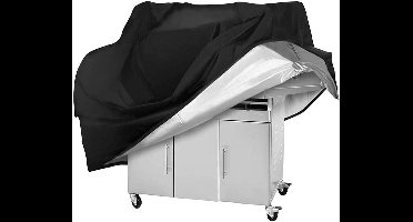 Grillhoes - Weerbestendige grillhoes - 210D Oxford-doek - Gasgrillhoes - Waterdichte grillhoes - Scheurbestendig - UV-bestendig - Vervaagt niet, roest niet en schimmelt niet - 148*61*122cm
