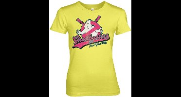 Ghostbusters New York City Girly Tee Damen T-Shirt Yellow-2XL