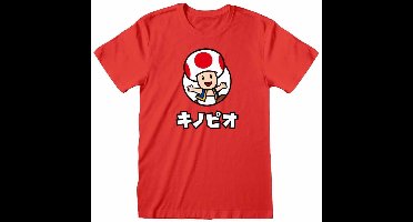 Super Mario Toad T-Shirt MRO01134TSC Red-L