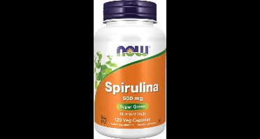 NOW Foods - Spirulina Natural 500mg 120v-caps